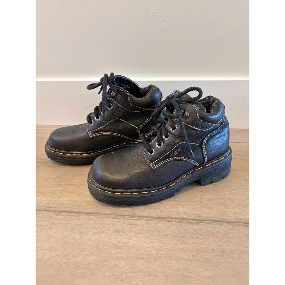 Vintage Dr. Martens Black Leather Boots Men’s US 5 Women’s 6.5 90s Grundge